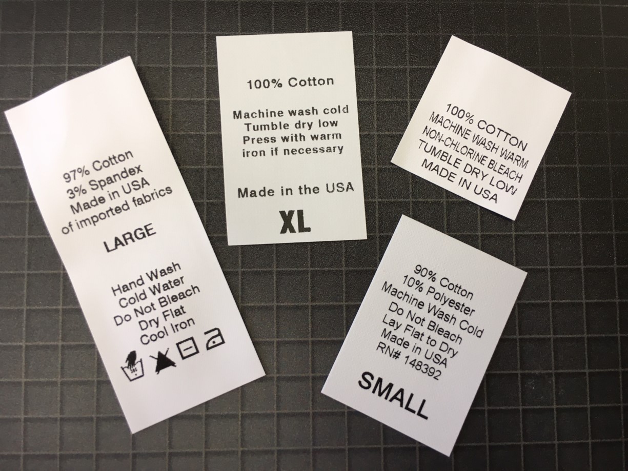 How to Read a Clothing Label - Fabric Care